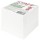 Блок для записей STAFF, проклеенный, куб 9*9*9 см, белы, белизнв 90-92%, арт.: 129204