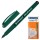 Ручка-роллер CENTROPEN, ЧЕРНАЯ, трехгранная, корпус зеленый, узел 0,5 мм, линия письма 0,3 мм, арт.: 142304