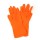 Перчатки резиновые PREMIUM оранжевые S VETTA, арт.: 447009