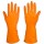 Перчатки резиновые для уборки оранжевые  XL VETTA, арт.: 447035